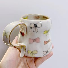 Personalisierte, glasierte Tasse | China-Tasse | Geschenk für Sie | Personalisierbar mit Ihrem Namen und Datum | Einzigartiges Geschenk | 250 ml (8,8 fl oz)