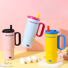 Großer, vakuumisolierter Becher aus Edelstahl 316 mit großem Fassungsvermögen für Eiswürfel