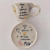 Personalisierte Porzellantasse: Kaffeetasse, Alltagstasse, Jubiläumsgeschenk, Geburtstagsgeschenk, einzigartiges Geschenk für den wichtigsten Menschen