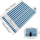 Custom Name Striped Picnic Blanket, Waterproof & Packable, Personalized Colorful Outdoor Mat for Camping, Beach, Festivals (P000)