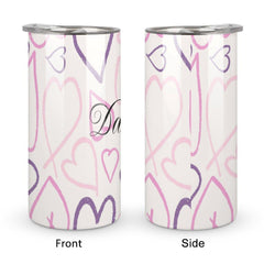 Personalisierter Edelstahl-Trinkbecher, Reisebecher für Auto, Fitnessstudio, Büro, Geschenk mit individuellem Namen