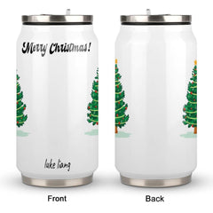 Vakuumisolierter Becher aus Edelstahl 304 – Individuell gestalteter Coca-Cola-Becher mit Strohhalm