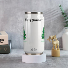 Vakuumisolierter Becher aus Edelstahl 304 – Individuell gestalteter Coca-Cola-Becher mit Strohhalm