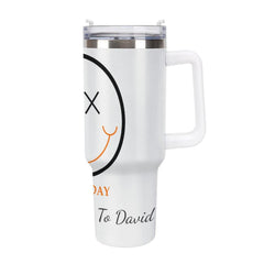 Personalisierter Ice King Becher mit Namensaufdruck, Geschenk für ihn, Papa, Ehemann, vakuumisoliert