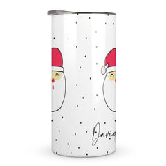 Personalisierter Edelstahlbecher – Individuell gestaltbarer Reisebecher mit Namen für Auto, Fitnessstudio, Büro