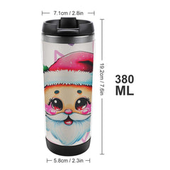 Stainless Steel Travel Cup- Christmas Winter Themed, Double-Wall Insulated, Perfect for Hot Cold Drinks