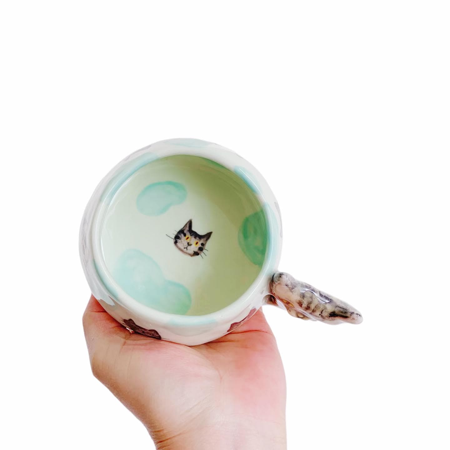 Personalisierte Keramiktasse mit Haustiermotiv | Einzigartige handbemalte Tasse | Tasse mit Katzenmotiv | Geschenk für Tierliebhaber | Erinnerungsgeschenk für Haustiere | Geschenk für Katzenliebhaber (250 ml)