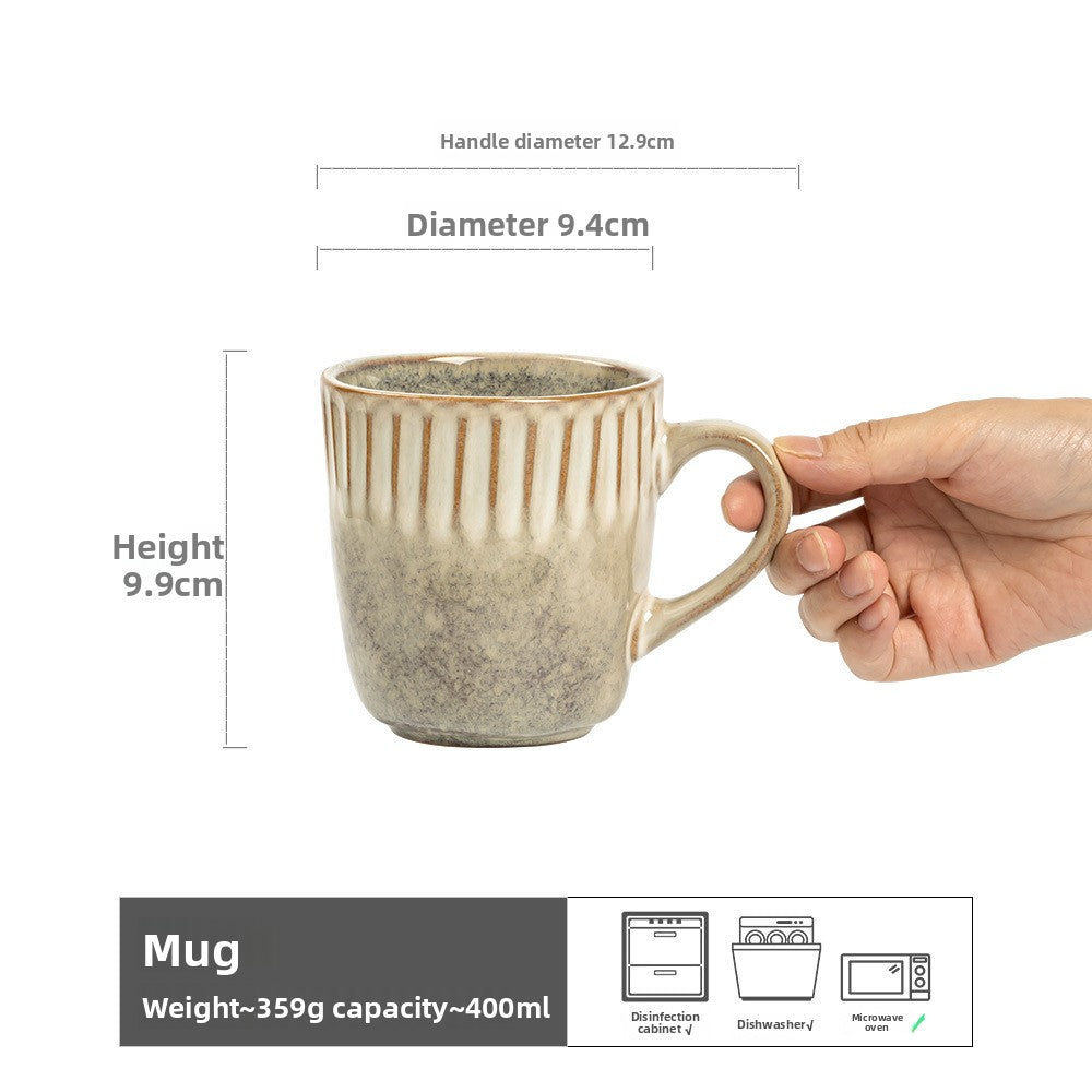 Retro-Tasse, Keramiktasse, Kaffeetasse