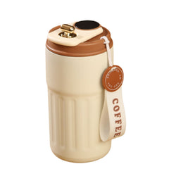 Intelligente Temperaturanzeige, isolierter Edelstahlbecher, tragbarer Kaffeebecher, einfach