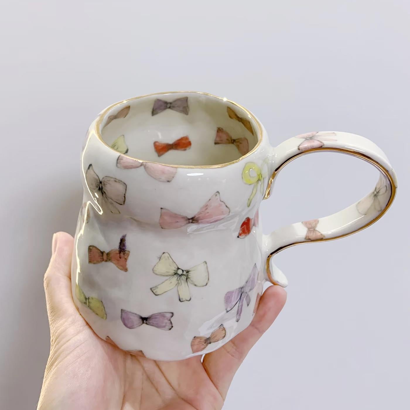 Customized Glazed |China Personalized Mug| Gift for Her| Customized with your Name, Date | Unique Gift | 250ml (8.8 fl oz)