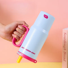 Großer, vakuumisolierter Becher aus Edelstahl 316 mit großem Fassungsvermögen für Eiswürfel