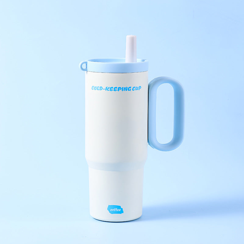 Großer, vakuumisolierter Becher aus Edelstahl 316 mit großem Fassungsvermögen für Eiswürfel