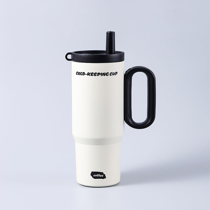 Großer, vakuumisolierter Becher aus Edelstahl 316 mit großem Fassungsvermögen für Eiswürfel