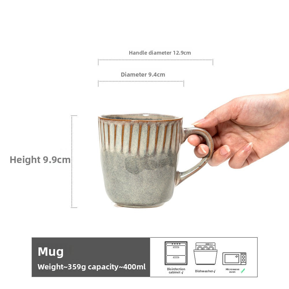 Retro-Tasse, Keramiktasse, Kaffeetasse