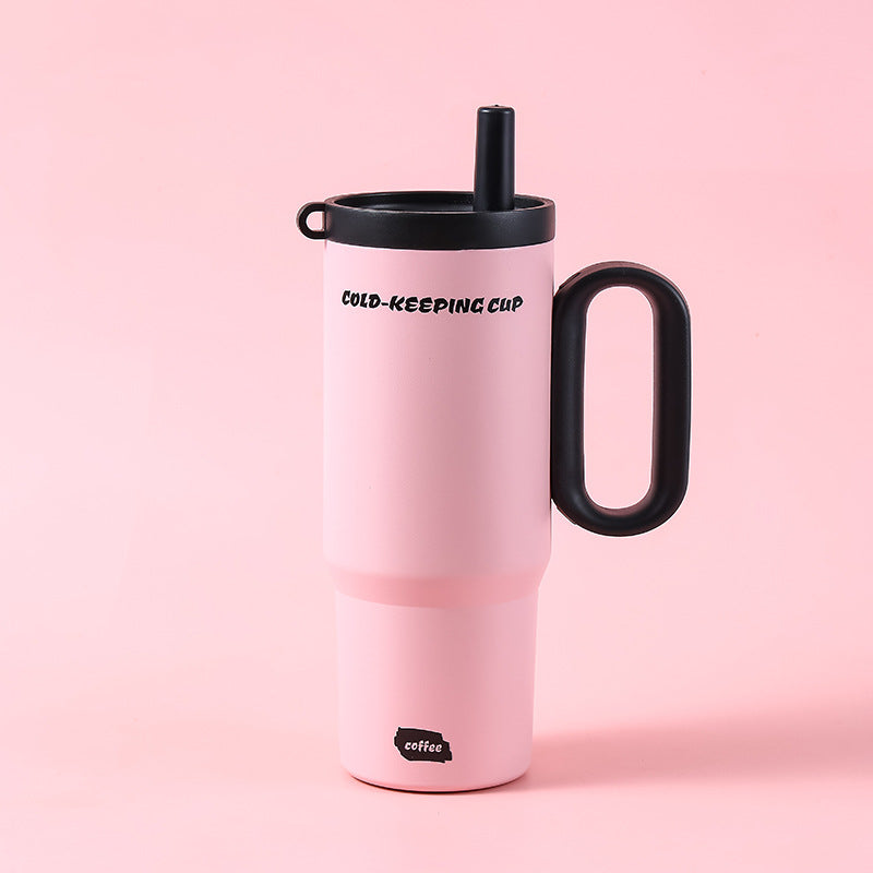 Großer, vakuumisolierter Becher aus Edelstahl 316 mit großem Fassungsvermögen für Eiswürfel