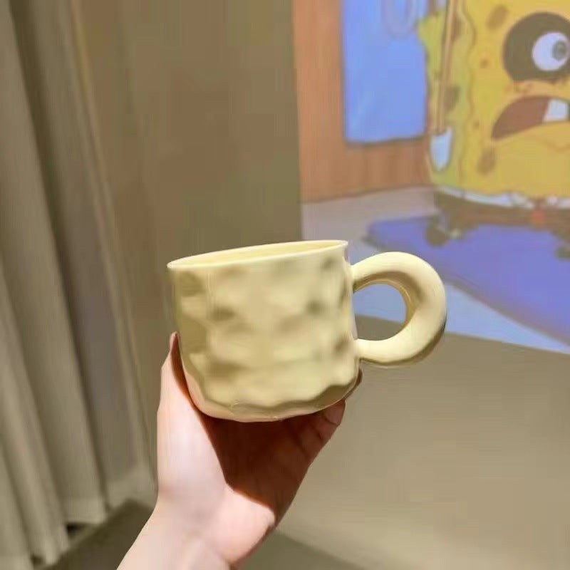 Bärenbecher mit dickem Henkel, Keramiktasse mit großem Fassungsvermögen 