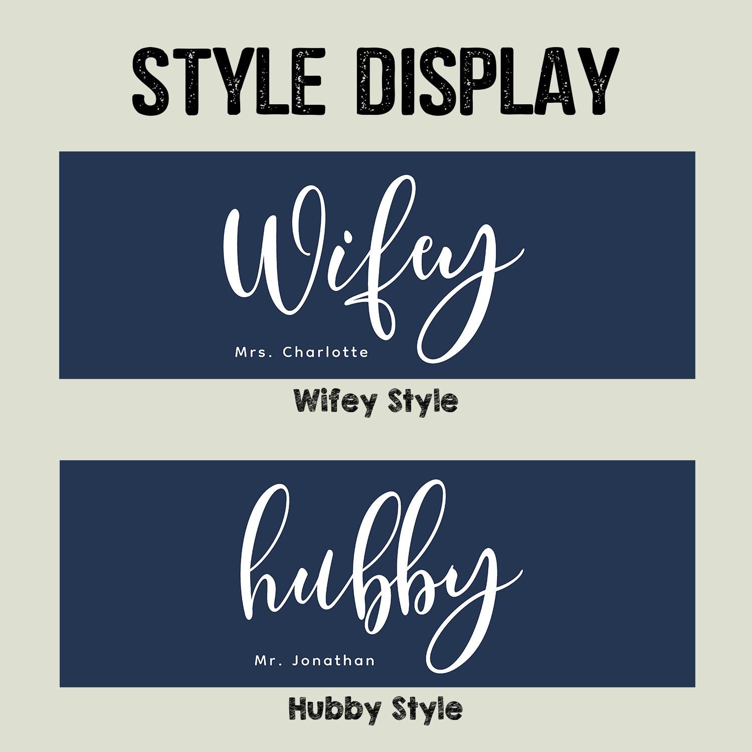 Couple Wifey and Hubby Customized Beach Towel Personalized Beach Chair Cover with Side Pockets, Custom Name Chaise Lounge Chair Towel Cover (P002)