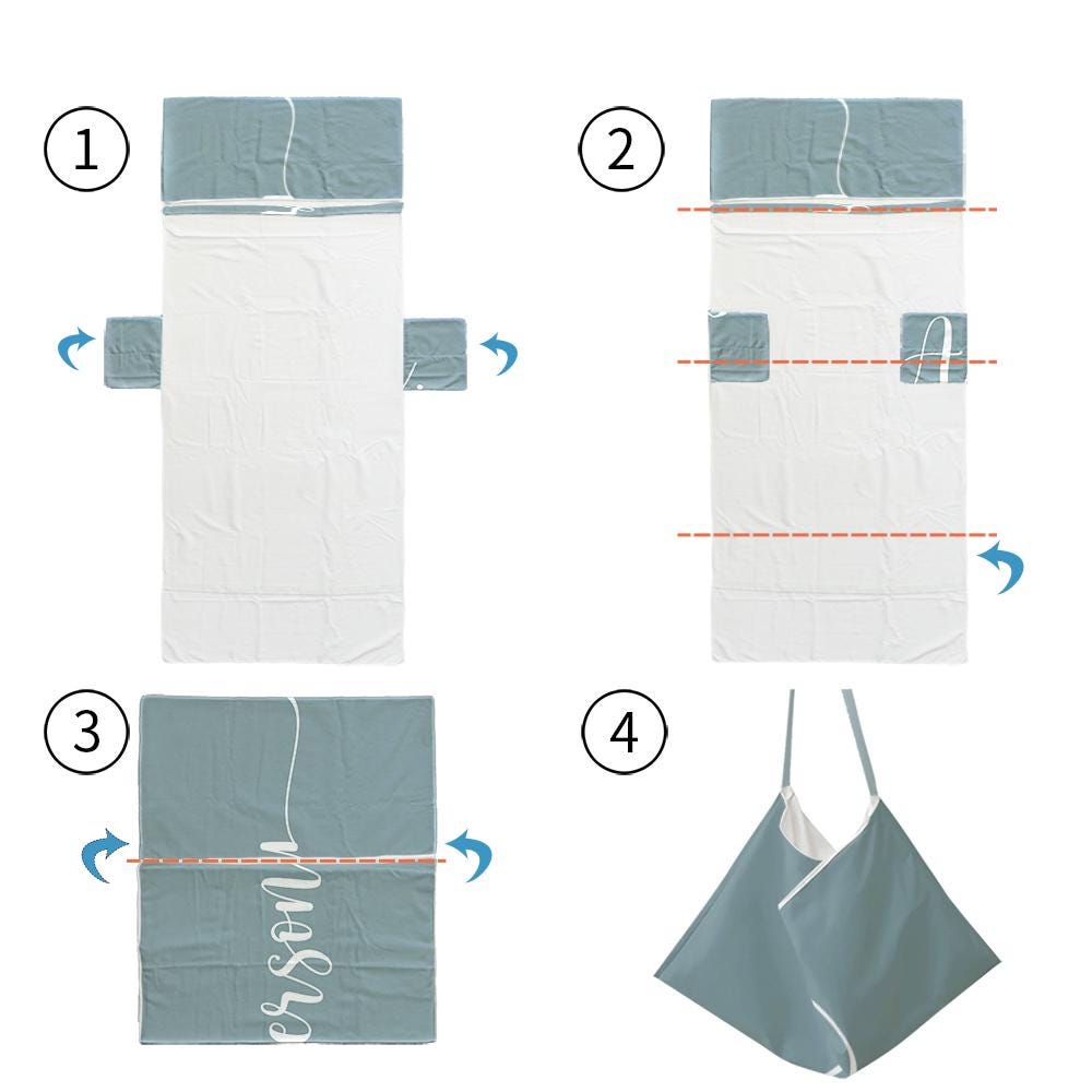 Couple Customized Beach Towel Personalized Beach Chair Cover with Side Pockets, Thick Quick Dry Custom Name Chaise Lounge Chair Towel Cover (P002)