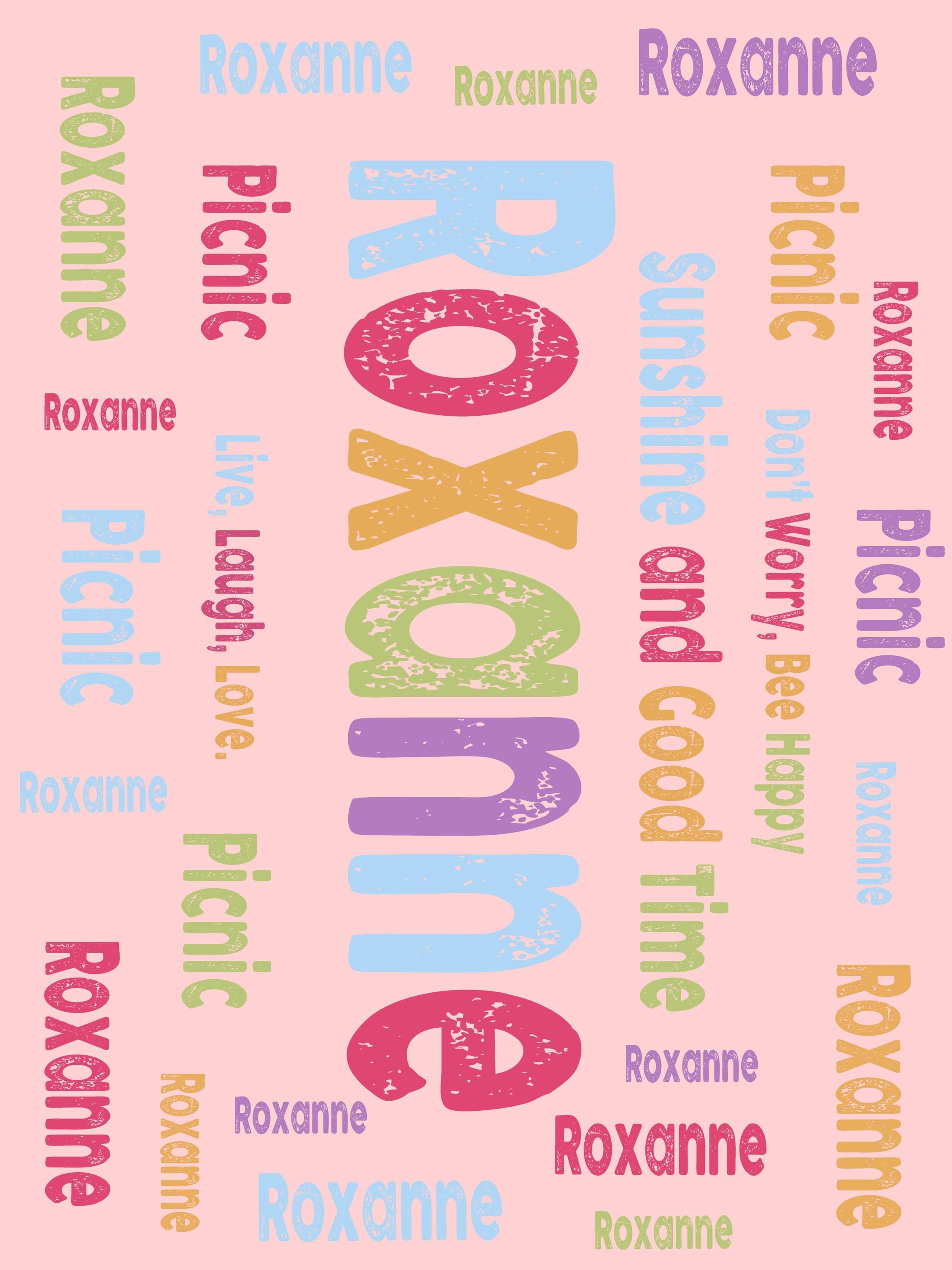 Custom Name Picnic Blanket, Waterproof & Packable, Personalized Colorful Outdoor Mat for Camping, Beach, Festivals (P001)