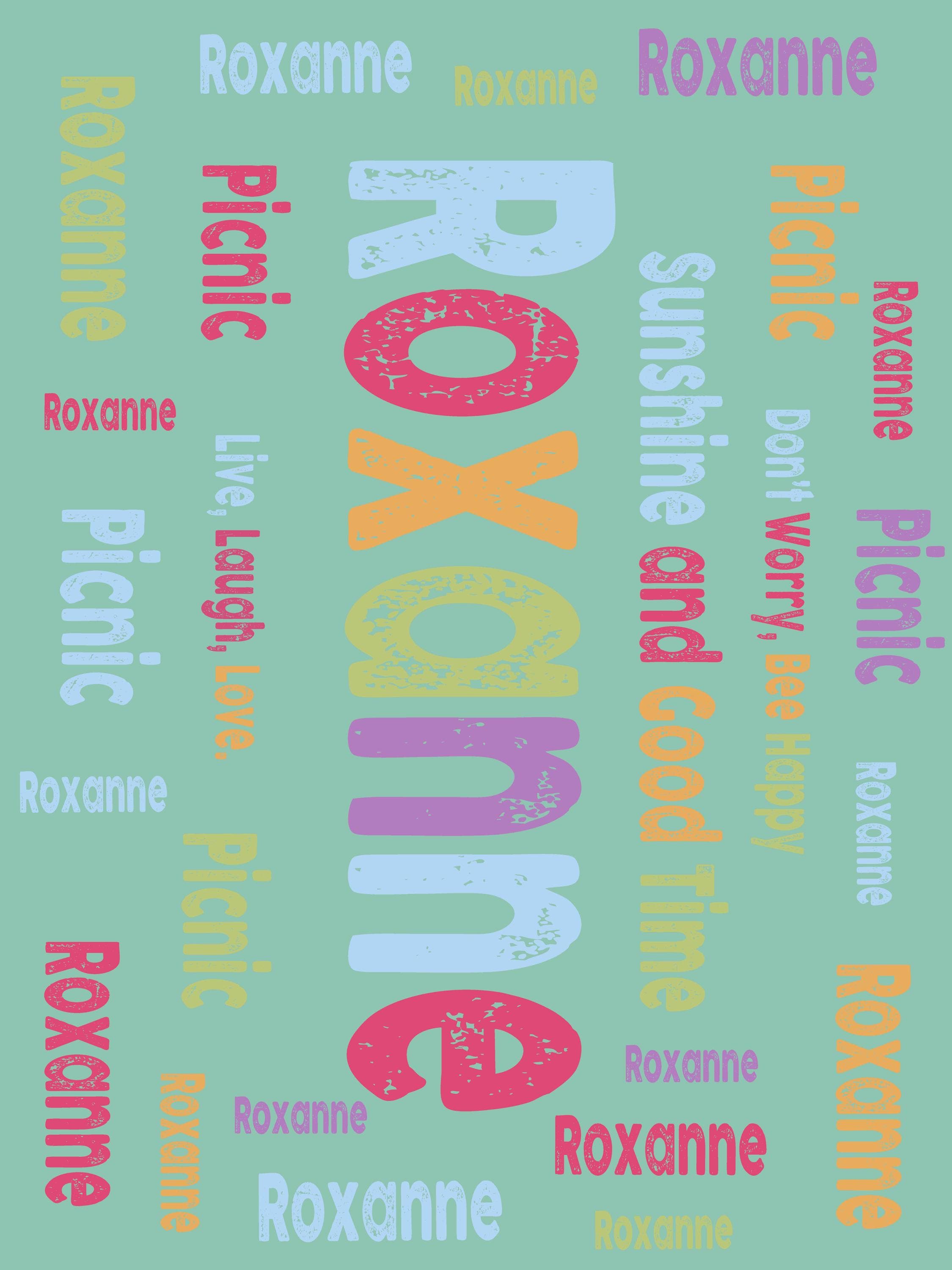 Custom Name Picnic Blanket, Waterproof & Packable, Personalized Colorful Outdoor Mat for Camping, Beach, Festivals (P001)