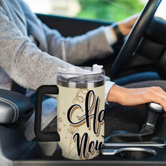 Personalisierter 40-oz-Edelstahlbecher – gravierter Ice King Becher