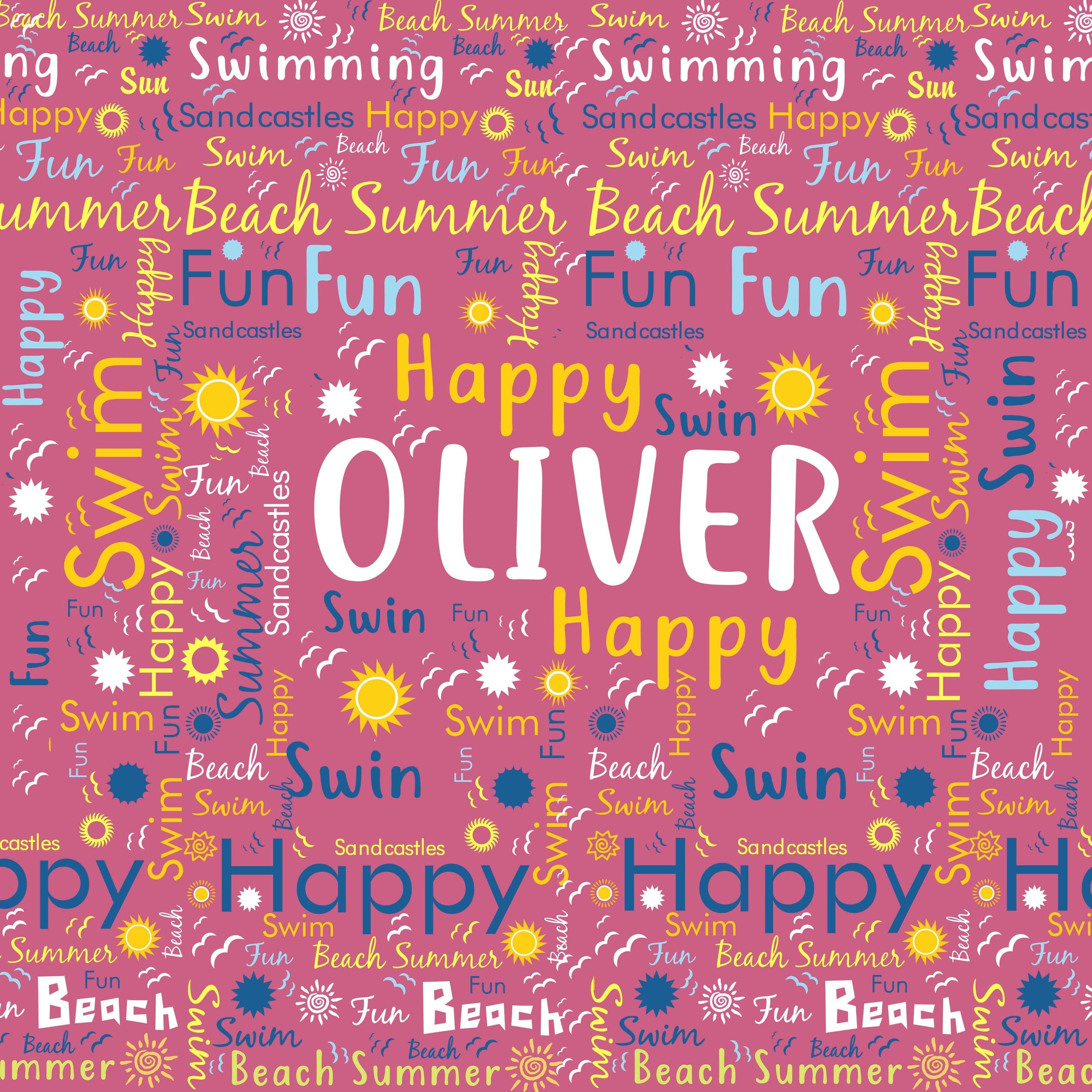 Custom Name Picnic Blanket, Thickened Waterproof Picnic Mat, Portable with Handle, Personalized Outdoor Mat for Camping, Beach, Festivals (P000)