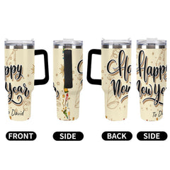 Personalisierter 40-oz-Edelstahlbecher – gravierter Ice King Becher