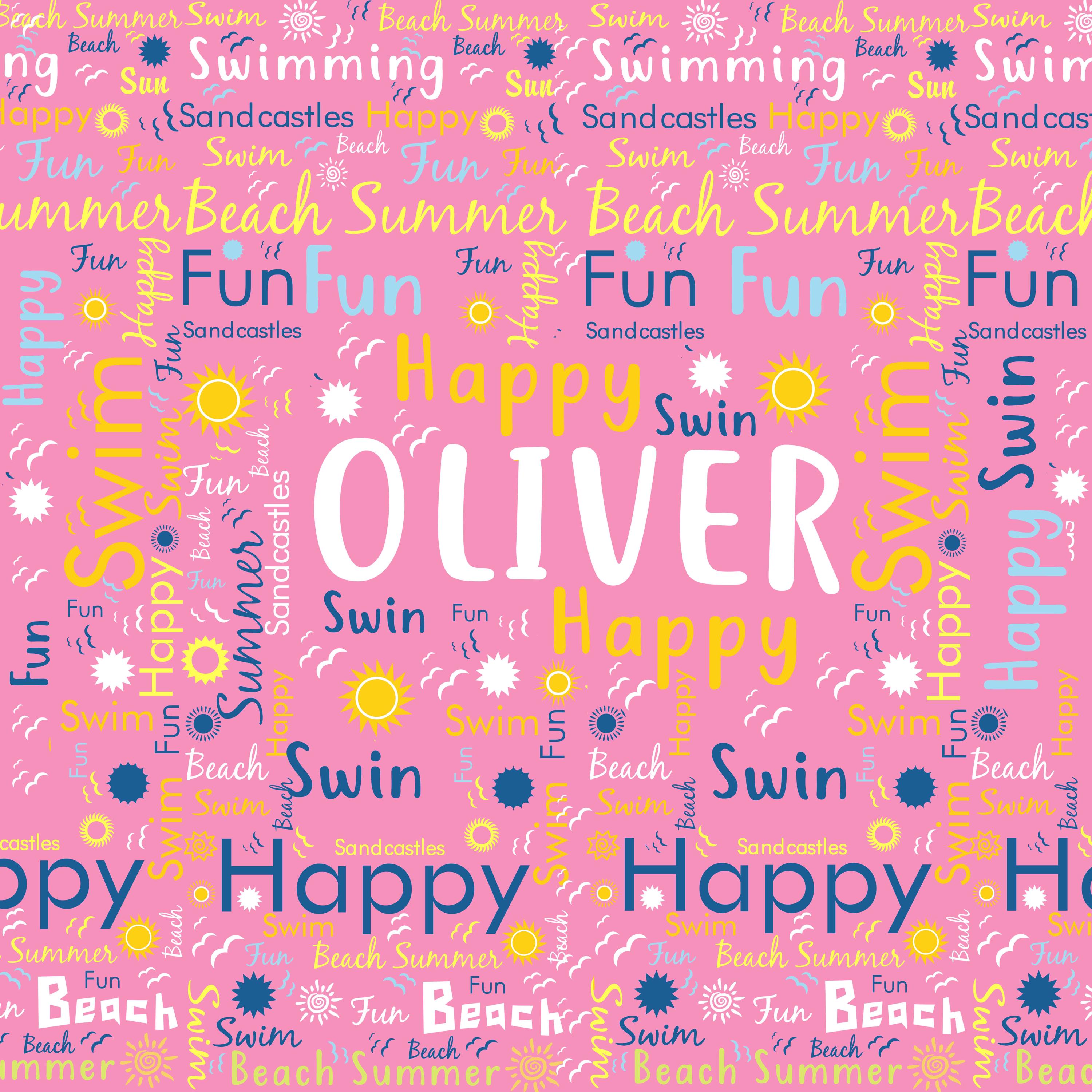 Custom Name Picnic Blanket, Thickened Waterproof Picnic Mat, Portable with Handle, Personalized Outdoor Mat for Camping, Beach, Festivals (P000)